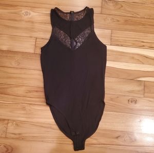 Lace tank bodysuit